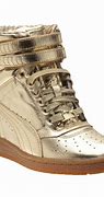 Image result for Gold Puma Sneakers