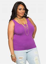 Image result for Flowy Plus Size Tank Tops