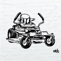 Image result for Zero Turn Lawn Mower Outline