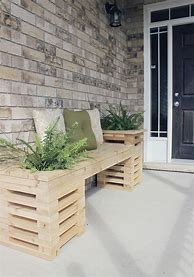 Image result for Wood Planter Bench
