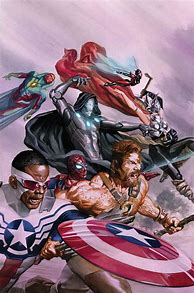 Image result for Alex Ross Avengers Sketches