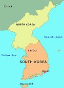 Image result for North Korea in Map