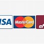 Image result for Visa/MasterCard Logos Wide