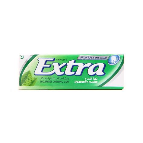 Extra Chewing Gum Spearmint (Pack Of 10)   Chocolates & Sweets   Gomart.pk