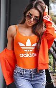Image result for Light Blue and Black Adidas Crop Top