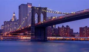 Image result for Brooklyn Bridge at Sunset