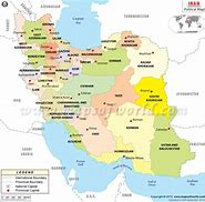 Image result for Iran Political Map