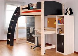 Image result for Full Bunk Bed with Desk