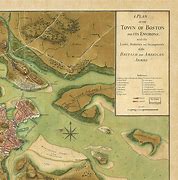 Image result for Boston Map during Revolutionary War