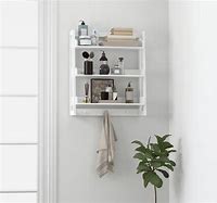 Image result for Bathroom Wall Shelf with Hooks