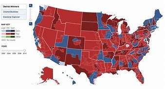 Image result for New York Times Election Results Map