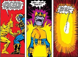 Image result for Adam Warlock vs Thanos