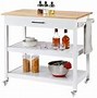 Image result for Rolling Kitchen Cart with Drawers