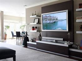 Image result for Floating TV Stands for Flat Screens