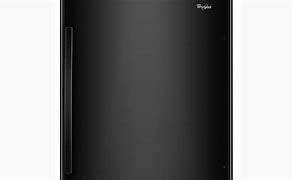 Image result for Split Top Freezer Bottom Refrigerator Black