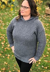 Image result for Crochet Adult Hoodie with Ears