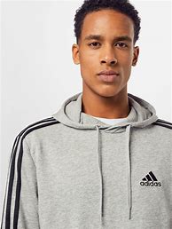 Image result for Adidas Essentials 3-Stripes Full Zip Hoodie