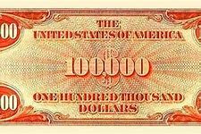 Image result for 100000 00 Dollar Bill