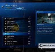 Image result for FF7 Materia Table
