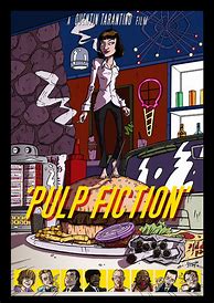 Image result for Pulp Fiction Fan Art