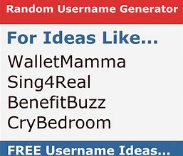 Image result for Usernames Generator Based On Your Name