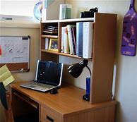Image result for College Dorm Desk Shelf