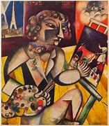 Image result for Marc Chagall Self Portrait with Seven Fingers