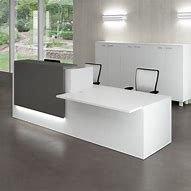 Image result for White Modern Reception Desk