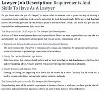 Image result for Lawyer Duties