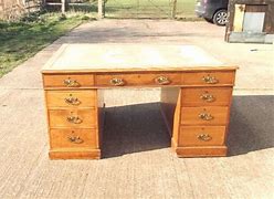Image result for Narrow Desk with Drawers