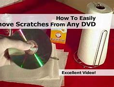 Image result for Remove Scratches From DVD