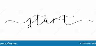 Image result for Start Calligraphy
