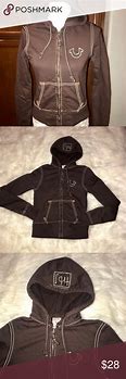 Image result for Brown True Religion Hoodie