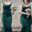 Image result for Green Velvet Prom Dress