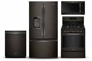 Image result for Whirlpool Black Appliance