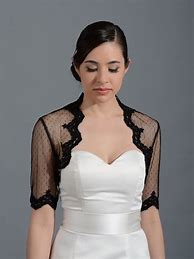 Image result for Bolero Long Sleeve Jacket Bridal