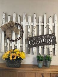 Image result for Fall Picket Fence Crafts