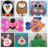 Image result for Valentine Animal Crafts for Preschoolers