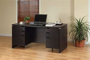 Image result for Single Pedestal Desk Open