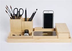 Image result for Wood Desk Accessories