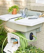 Image result for Outdoor Sink with Hose Hook Up