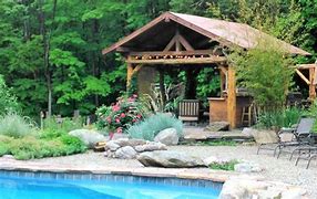Image result for Rustic Pool Cabana