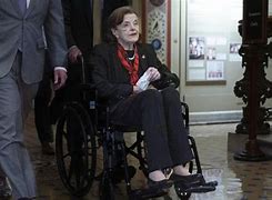 Image result for Feinstein in a Wheelchair