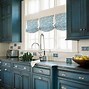 Image result for Black and Whiter Painted Kitchen Cabinets