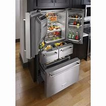 Image result for KitchenAid 25 Cu FT French Door Refrigerator