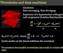 Image result for Wormhole Equation