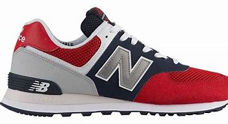 Image result for New Balance Grey Red 574