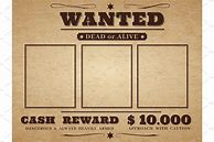 Image result for Cowboy Wanted Poster