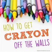 Image result for Get Crayon Off Wall