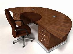 Image result for Curved Executive Desk